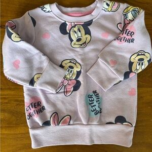 Disney Minnie Mouse Kids Hoodie - Light Pink